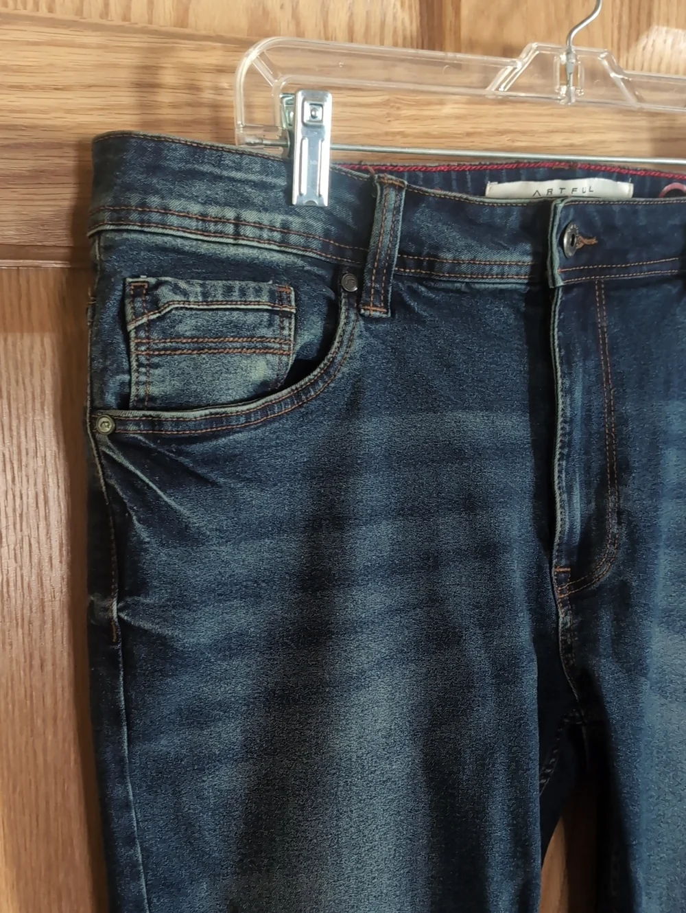 NWOT Sz 34/30 Artful Rebel Dark Wash Men’s Slim Fit Jeans